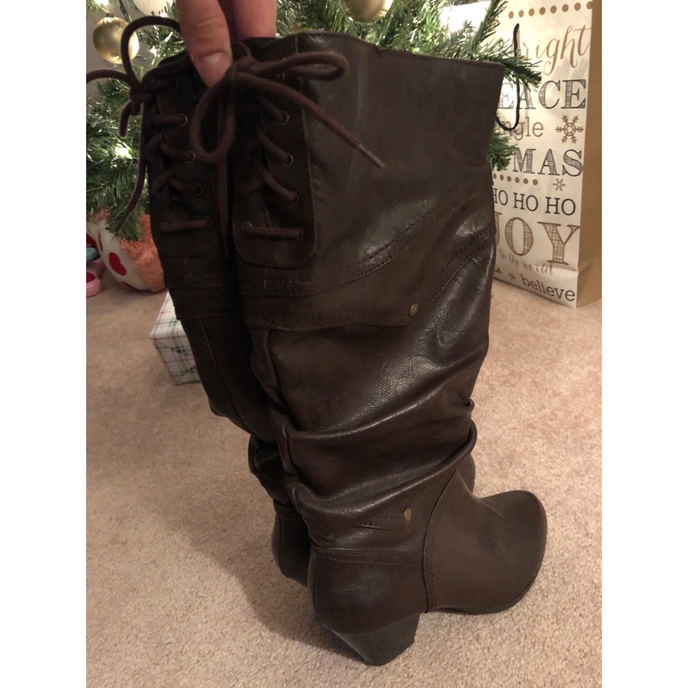 Brown boots